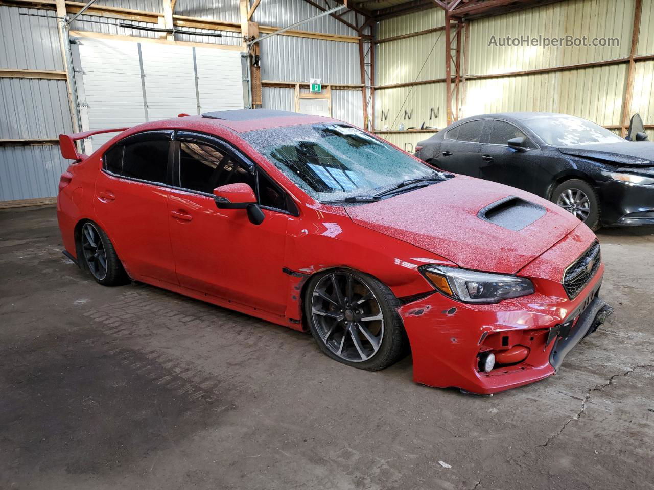 2018 Subaru Wrx Limited Red vin: JF1VA1H67J9830463