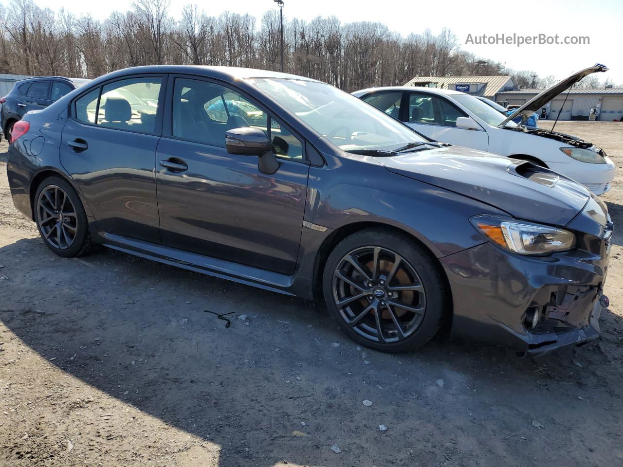 2018 Subaru Wrx Limited Gray vin: JF1VA1H68J9801148