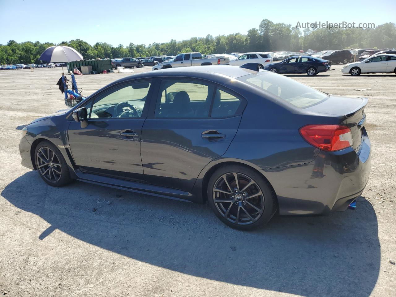 2018 Subaru Wrx Limited Charcoal vin: JF1VA1H68J9801148