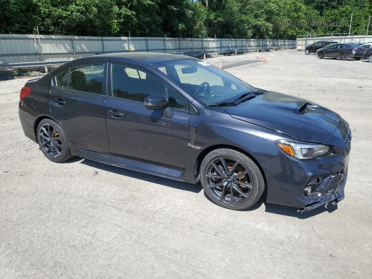 2018 Subaru Wrx Limited Charcoal vin: JF1VA1H68J9801148