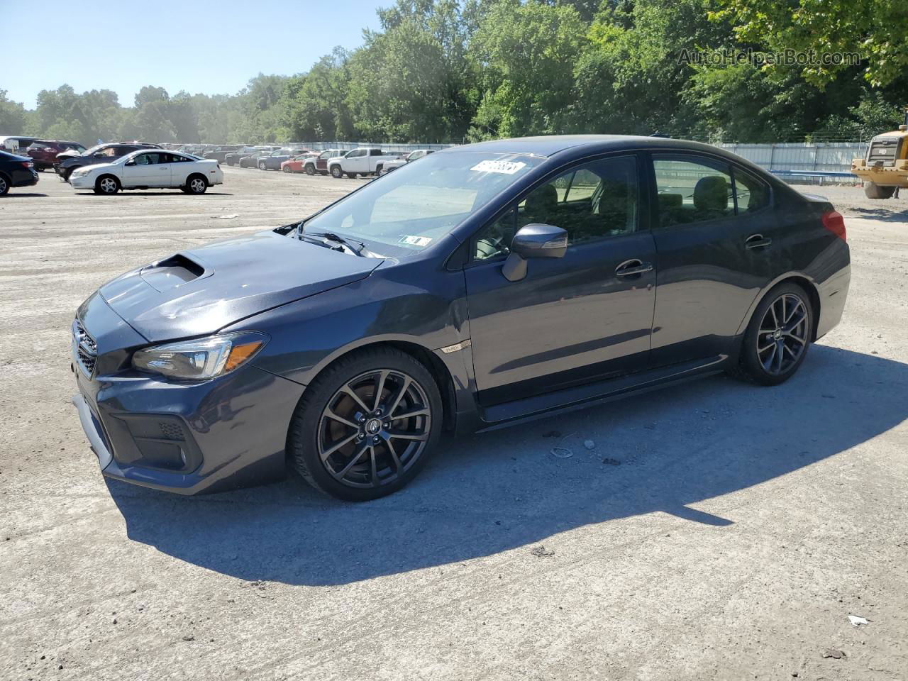 2018 Subaru Wrx Limited Charcoal vin: JF1VA1H68J9801148