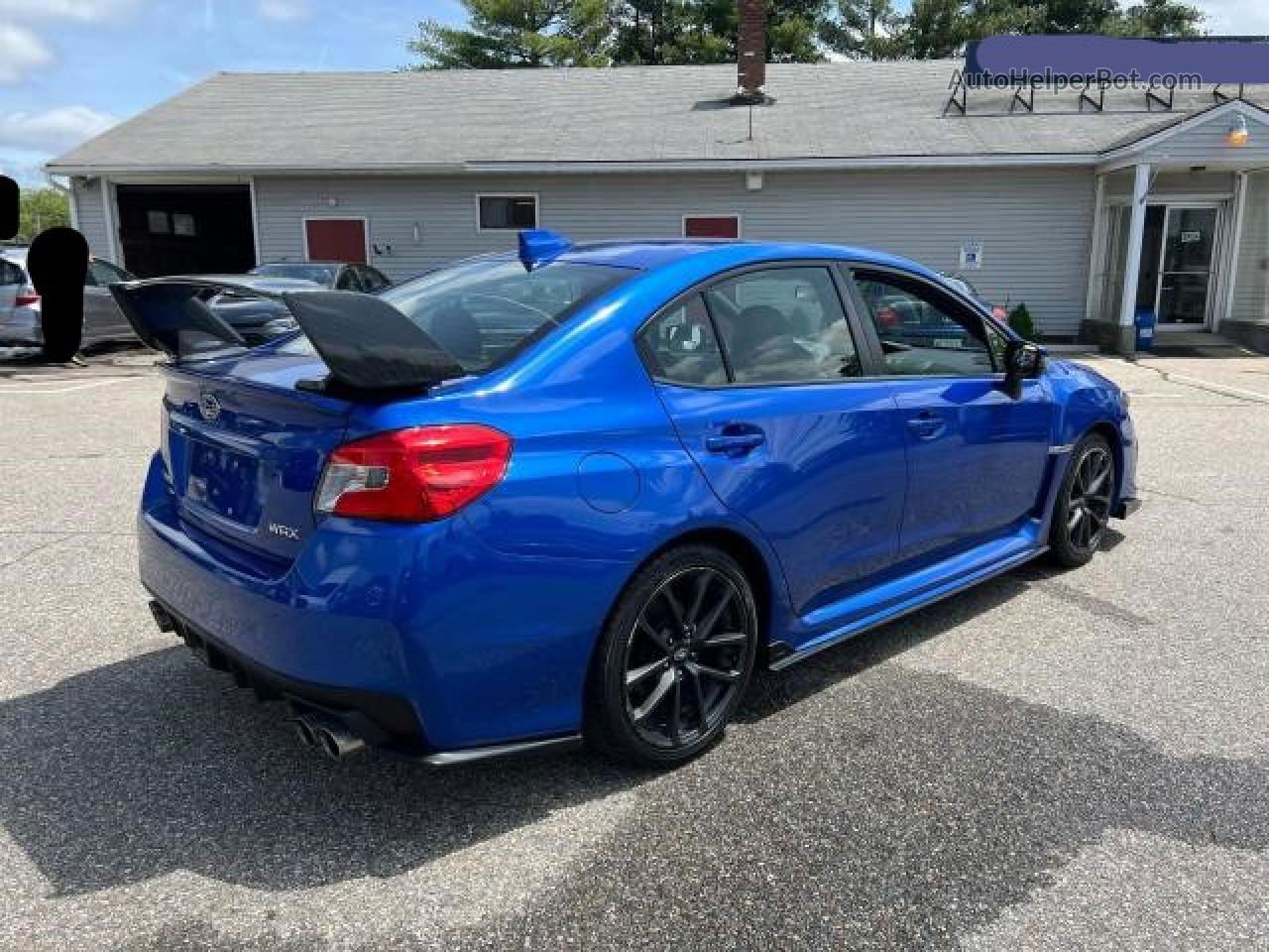 2018 Subaru Wrx Limited Blue vin: JF1VA1H68J9817785