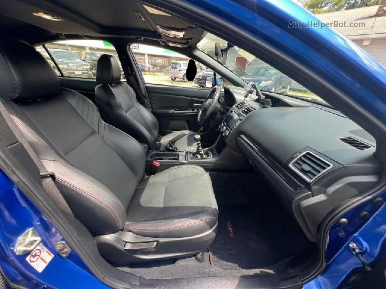 2018 Subaru Wrx Limited Blue vin: JF1VA1H68J9817785