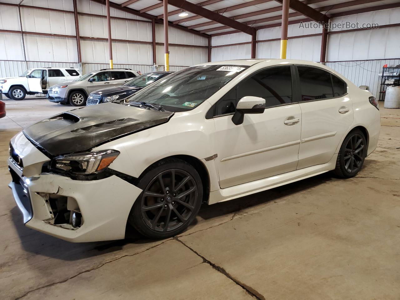 2018 Subaru Wrx Limited White vin: JF1VA1H69J9807735