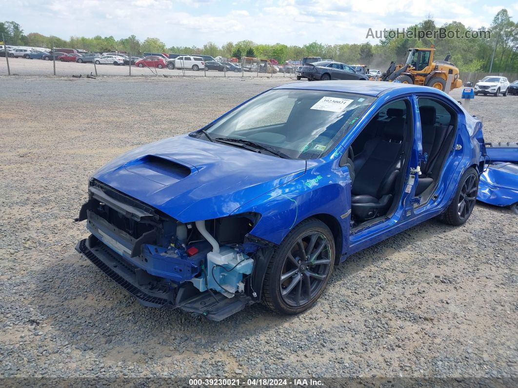 2018 Subaru Wrx Limited Blue vin: JF1VA1H69J9810540