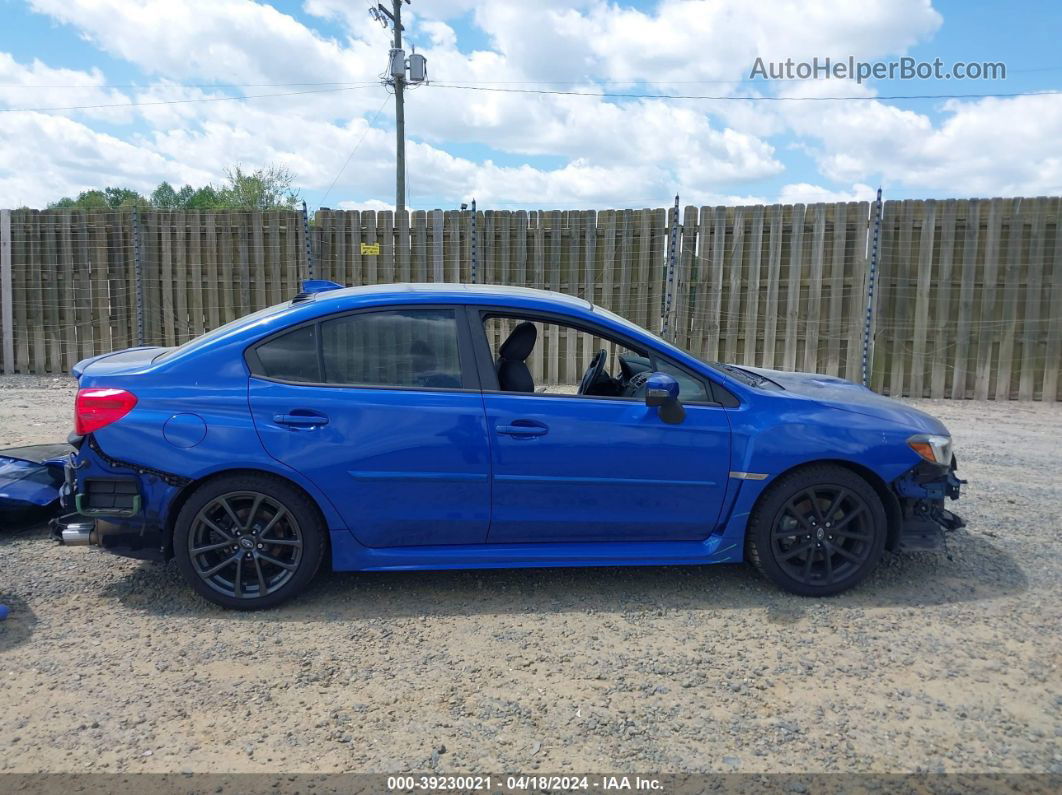 2018 Subaru Wrx Limited Blue vin: JF1VA1H69J9810540