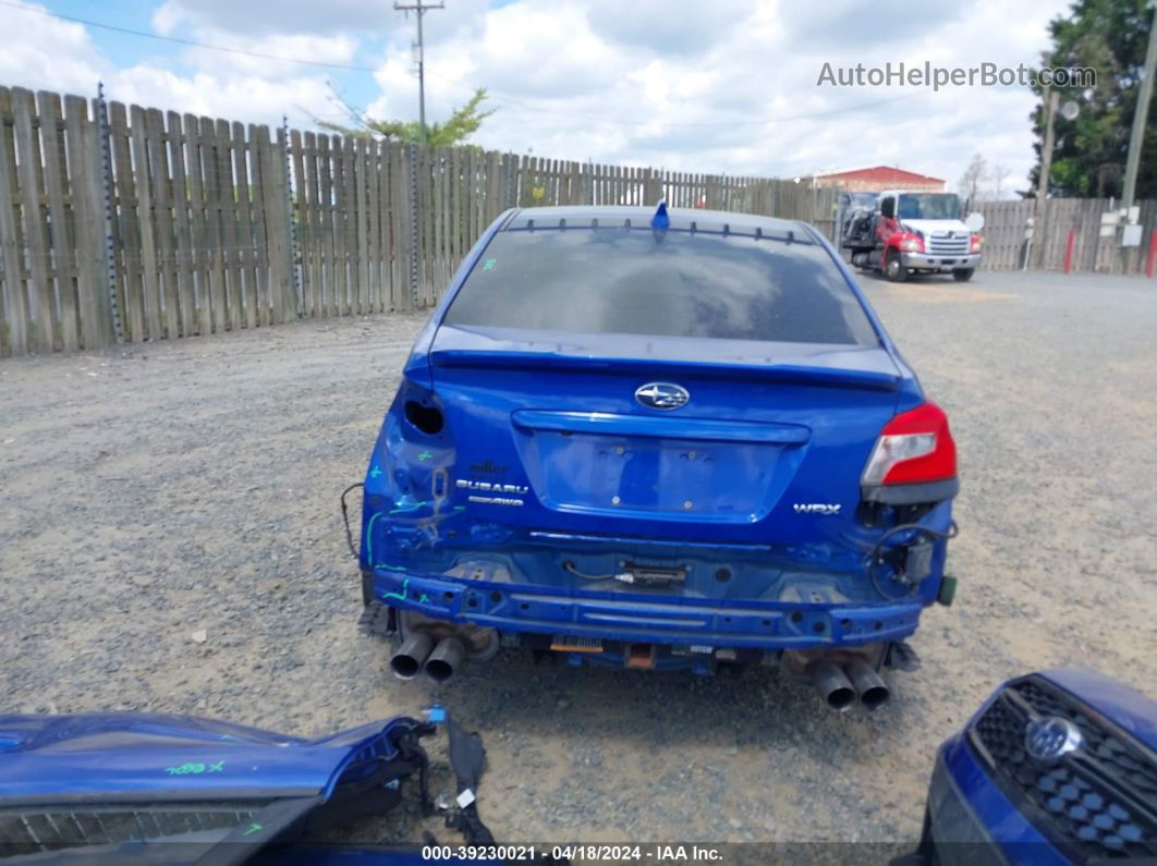 2018 Subaru Wrx Limited Blue vin: JF1VA1H69J9810540