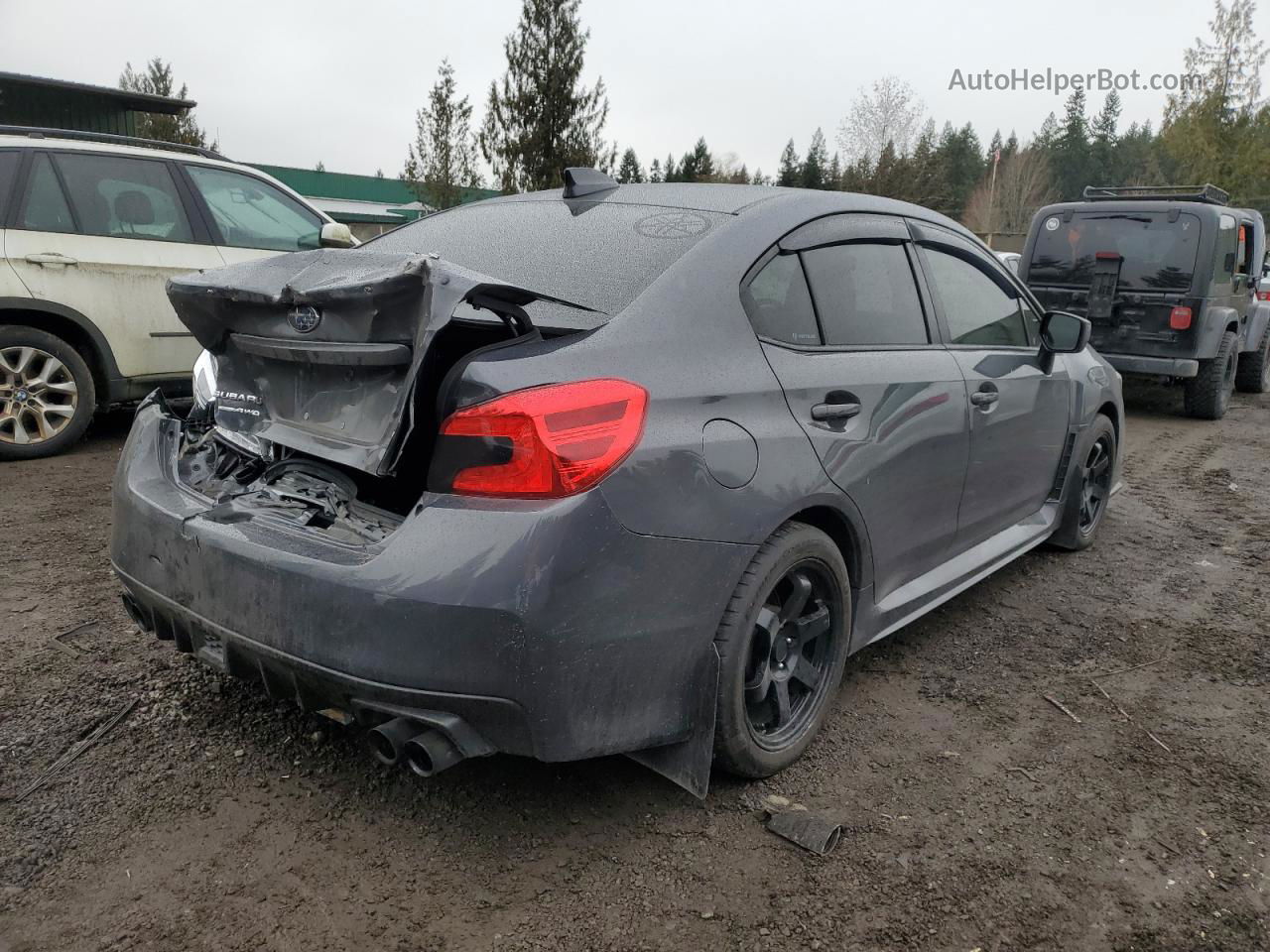 2021 Subaru Wrx Limited Gray vin: JF1VA1H69M9820070