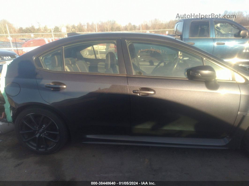 2018 Subaru Wrx Limited Gray vin: JF1VA1H6XJ9824446