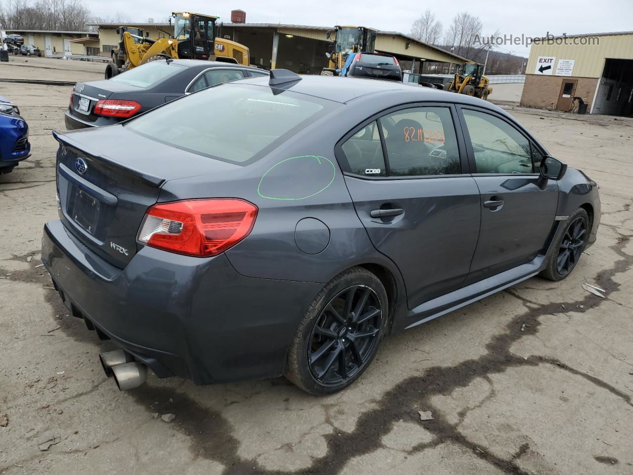 2020 Subaru Wrx Limited Gray vin: JF1VA1H6XL9801624