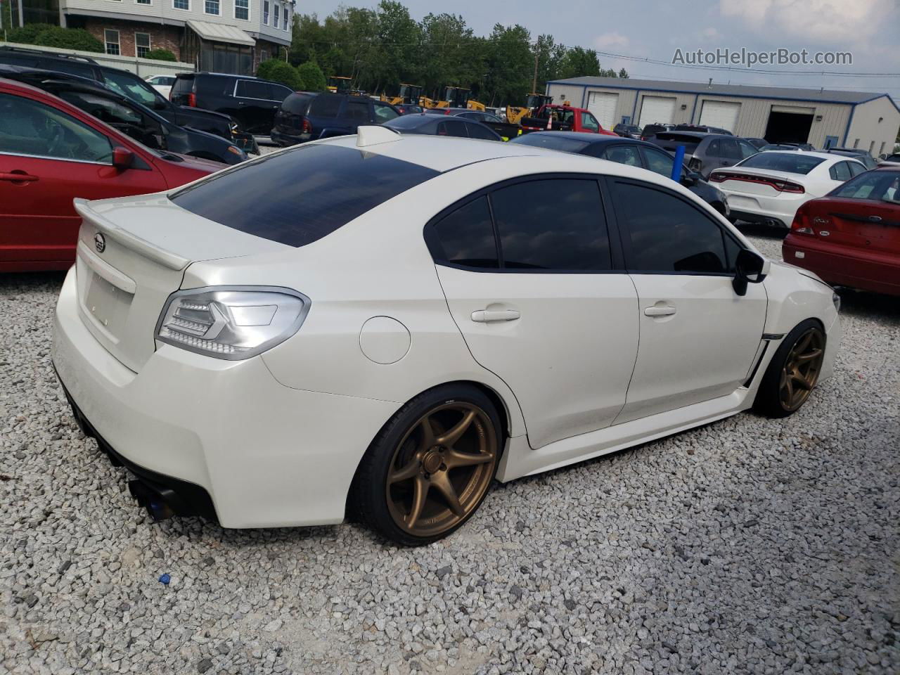 2017 Subaru Wrx Limited White vin: JF1VA1J60H9820071