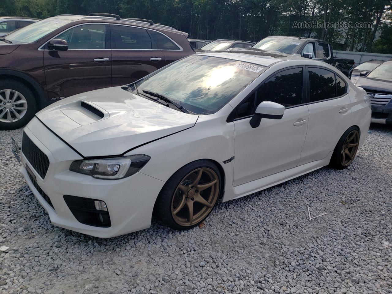 2017 Subaru Wrx Limited White vin: JF1VA1J60H9820071