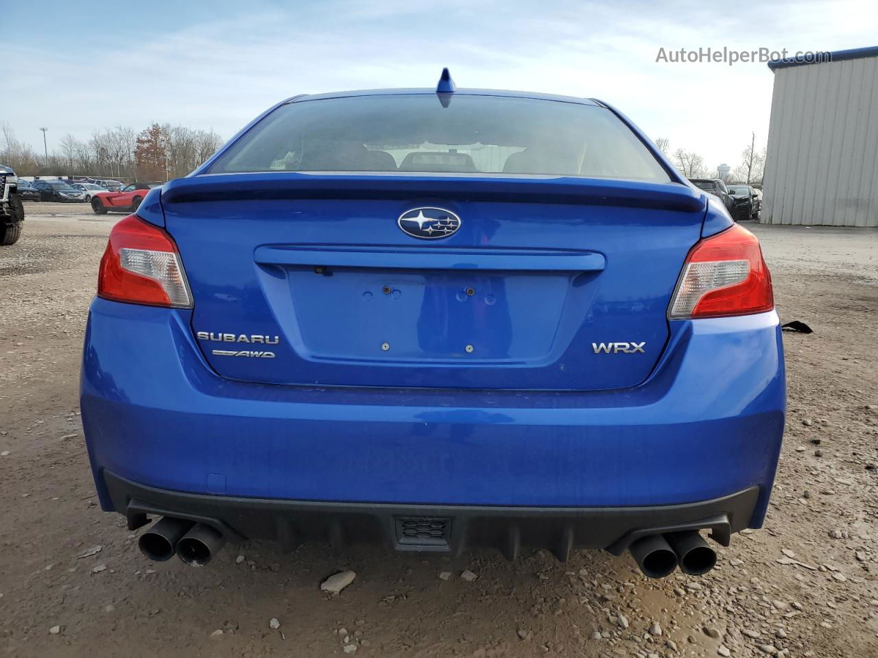 2020 Subaru Wrx Limited Blue vin: JF1VA1J60L9808494