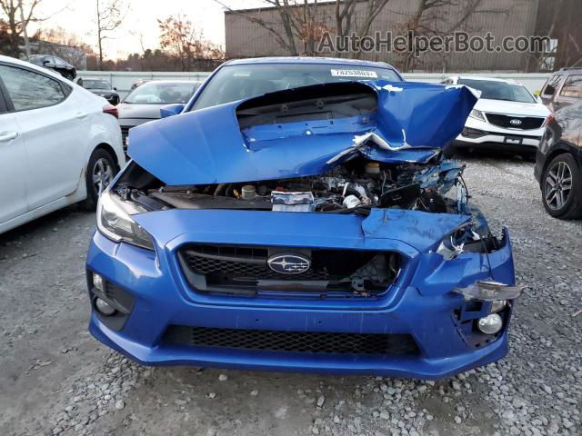 2017 Subaru Wrx Limited Синий vin: JF1VA1J61H9820161