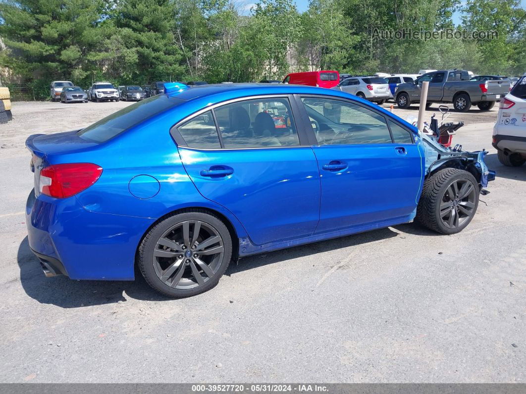 2017 Subaru Wrx Limited Blue vin: JF1VA1J61H9828289