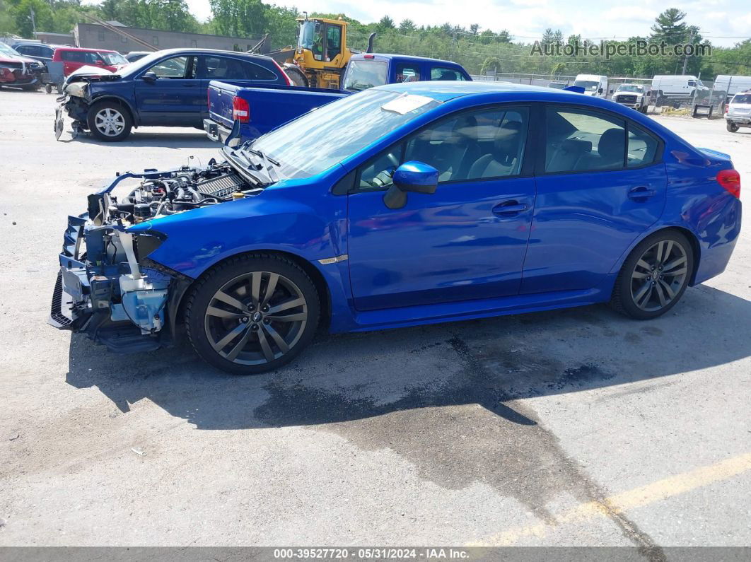 2017 Subaru Wrx Limited Blue vin: JF1VA1J61H9828289