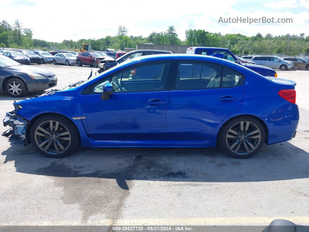 2017 Subaru Wrx Limited Blue vin: JF1VA1J61H9828289