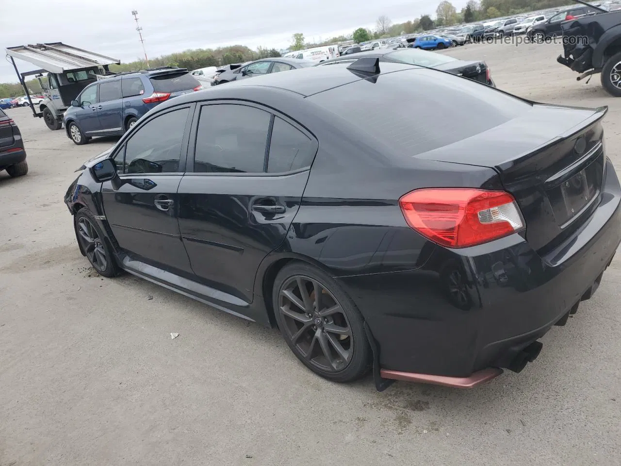 2017 Subaru Wrx Limited Black vin: JF1VA1J64H8838689