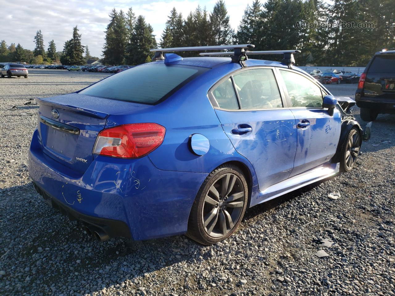 2017 Subaru Wrx Limited Blue vin: JF1VA1J65H9817280