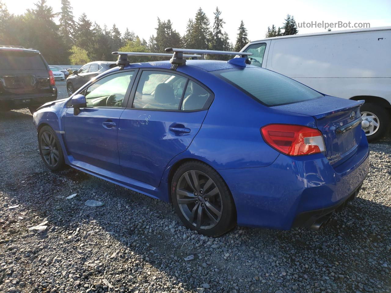 2017 Subaru Wrx Limited Blue vin: JF1VA1J65H9817280