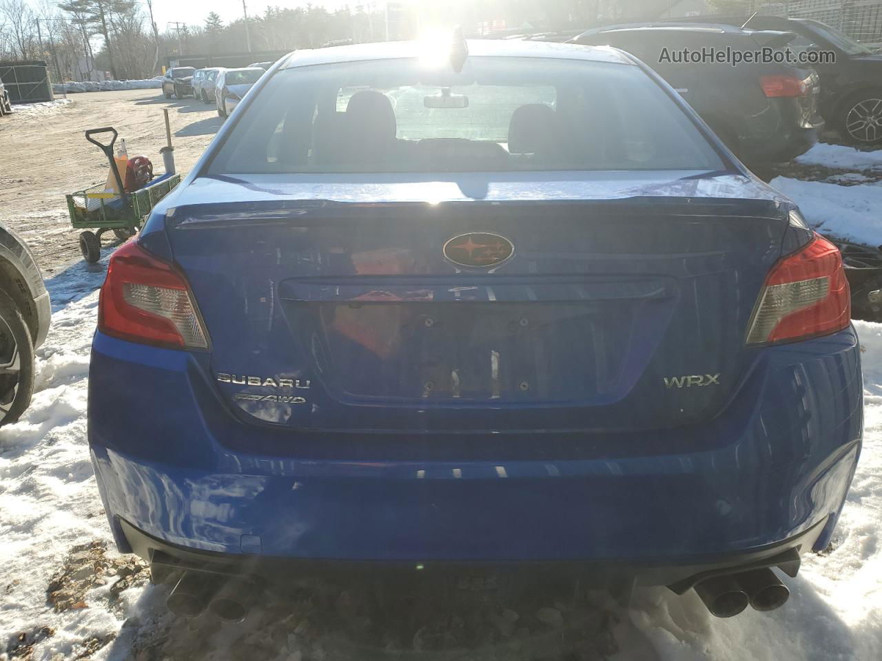 2020 Subaru Wrx Limited Blue vin: JF1VA1J66L9804143