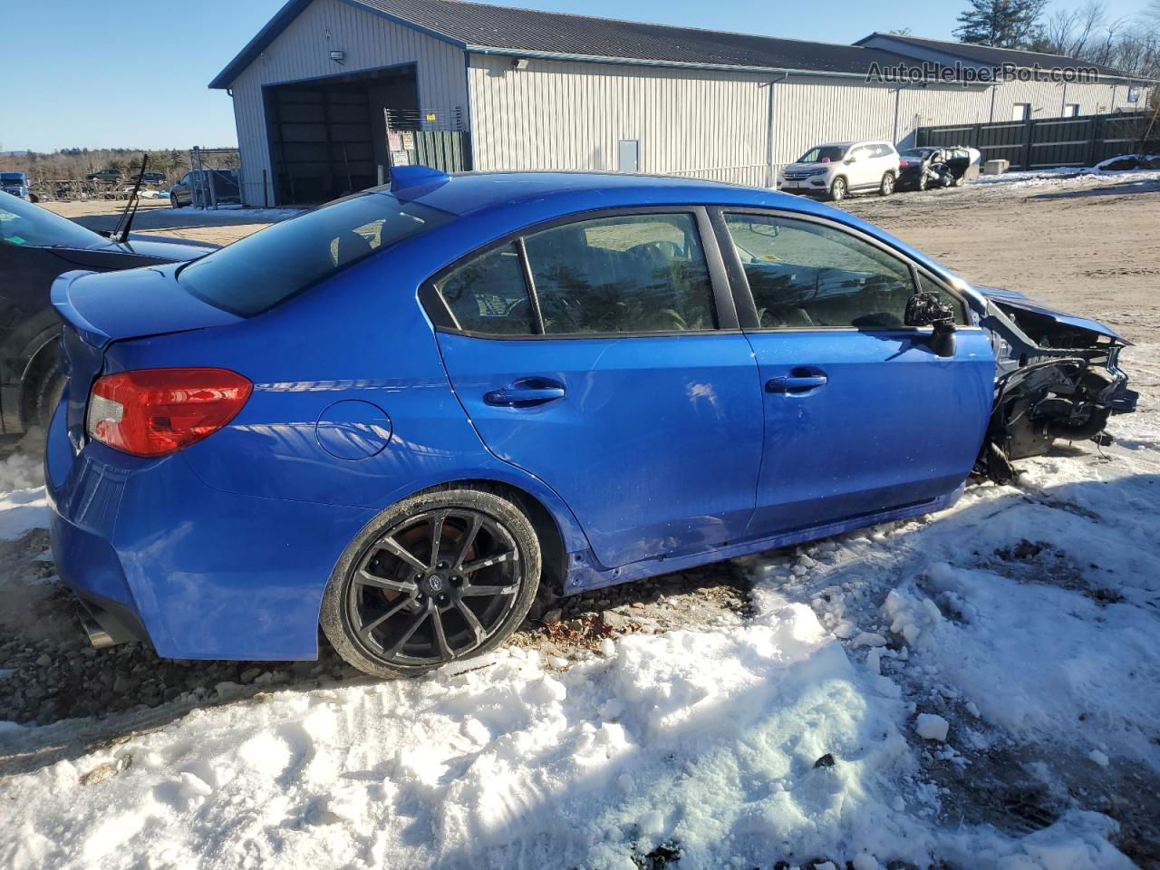 2020 Subaru Wrx Limited Blue vin: JF1VA1J66L9804143