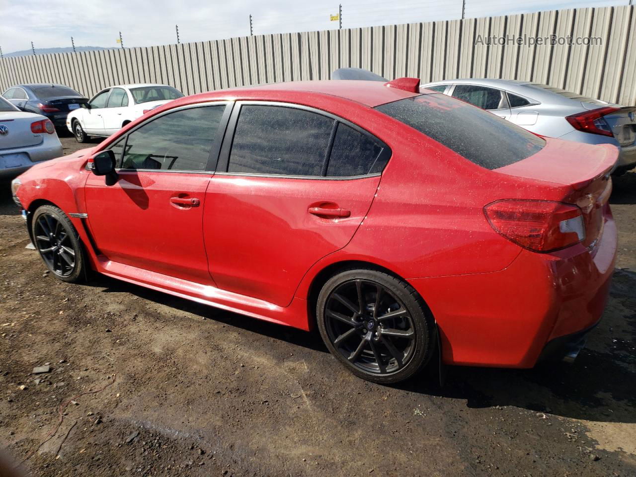 2020 Subaru Wrx Limited Red vin: JF1VA1J66L9808306