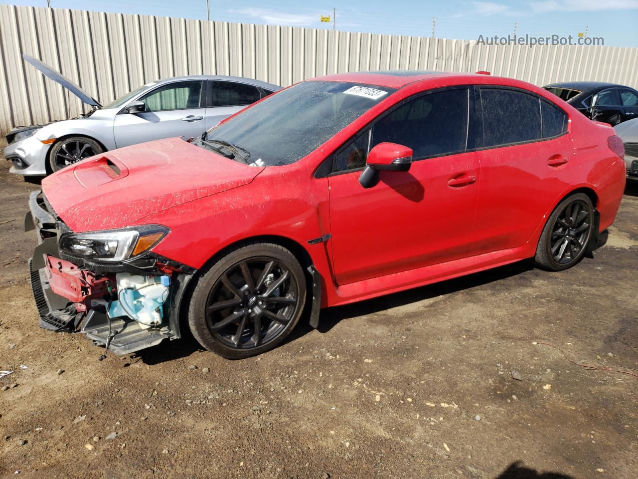 2020 Subaru Wrx Limited Red vin: JF1VA1J66L9808306