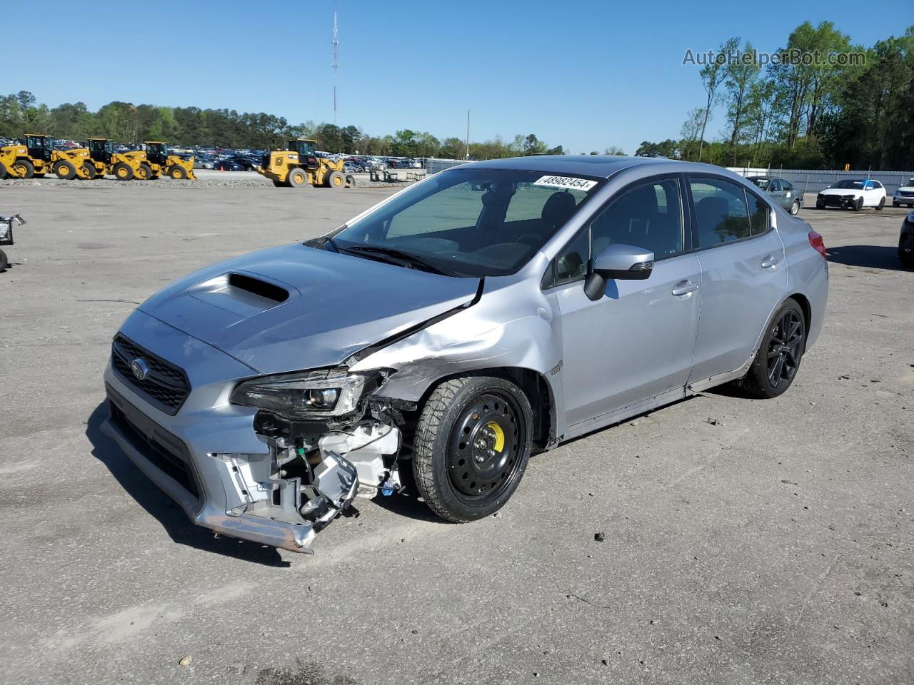 2020 Subaru Wrx Limited Silver vin: JF1VA1J66L9831858