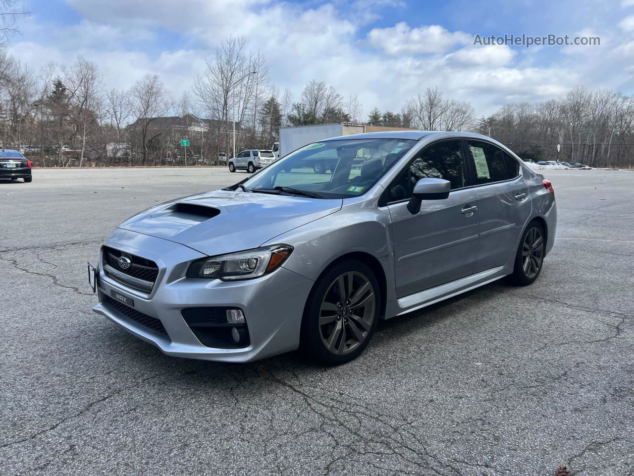 2017 Subaru Wrx Limited Silver vin: JF1VA1J67H8829906