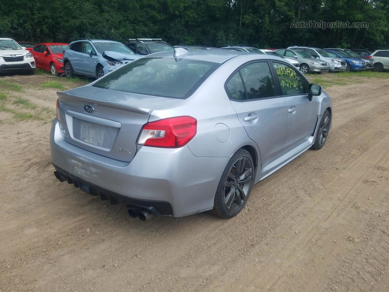 2017 Subaru Wrx Limited Серый vin: JF1VA1J68H9813868