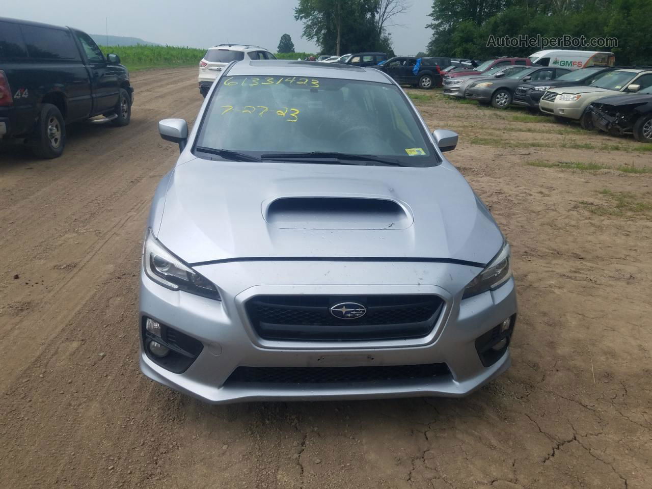 2017 Subaru Wrx Limited Gray vin: JF1VA1J68H9813868