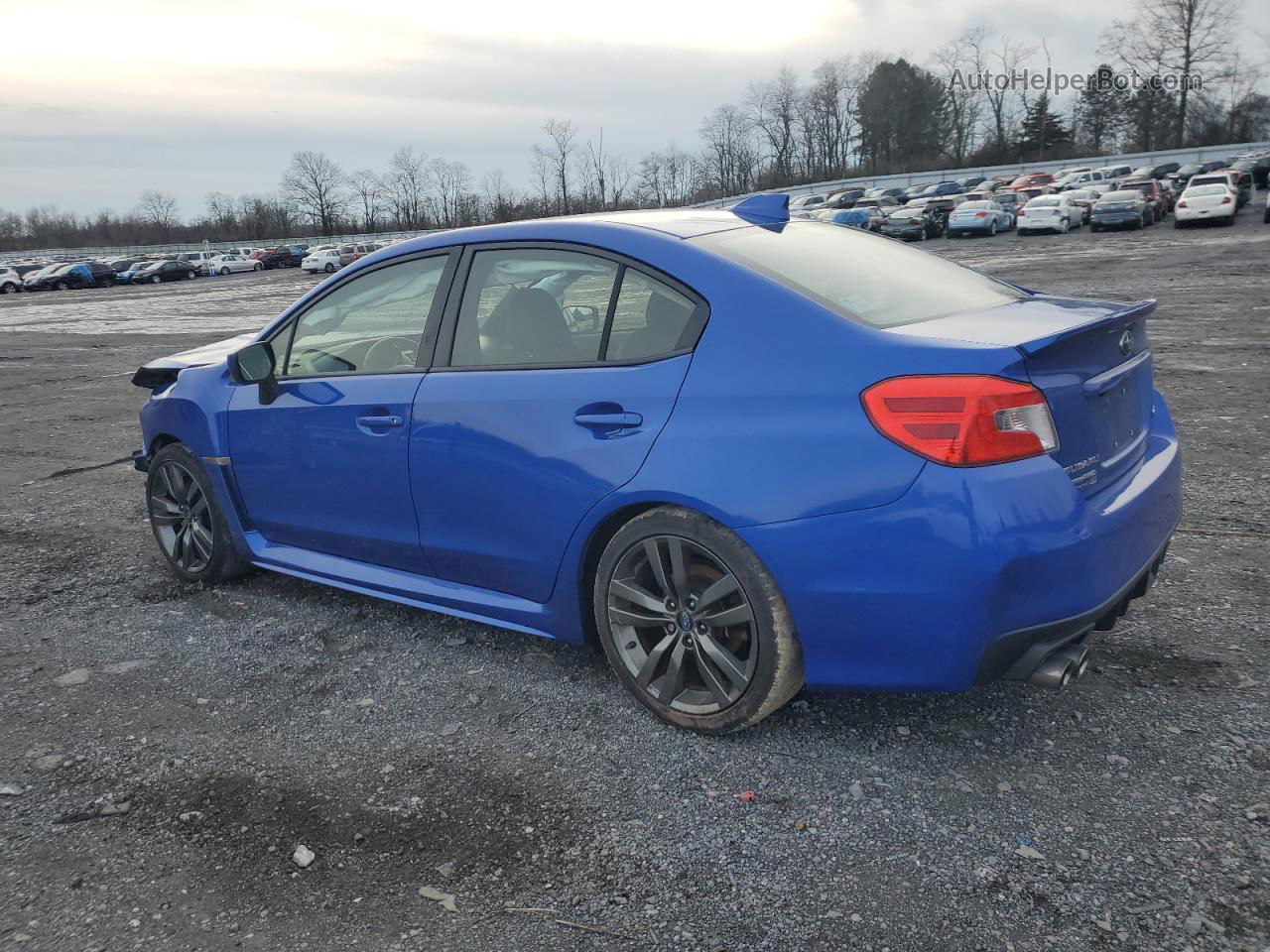 2017 Subaru Wrx Limited Blue vin: JF1VA1J6XH9831188