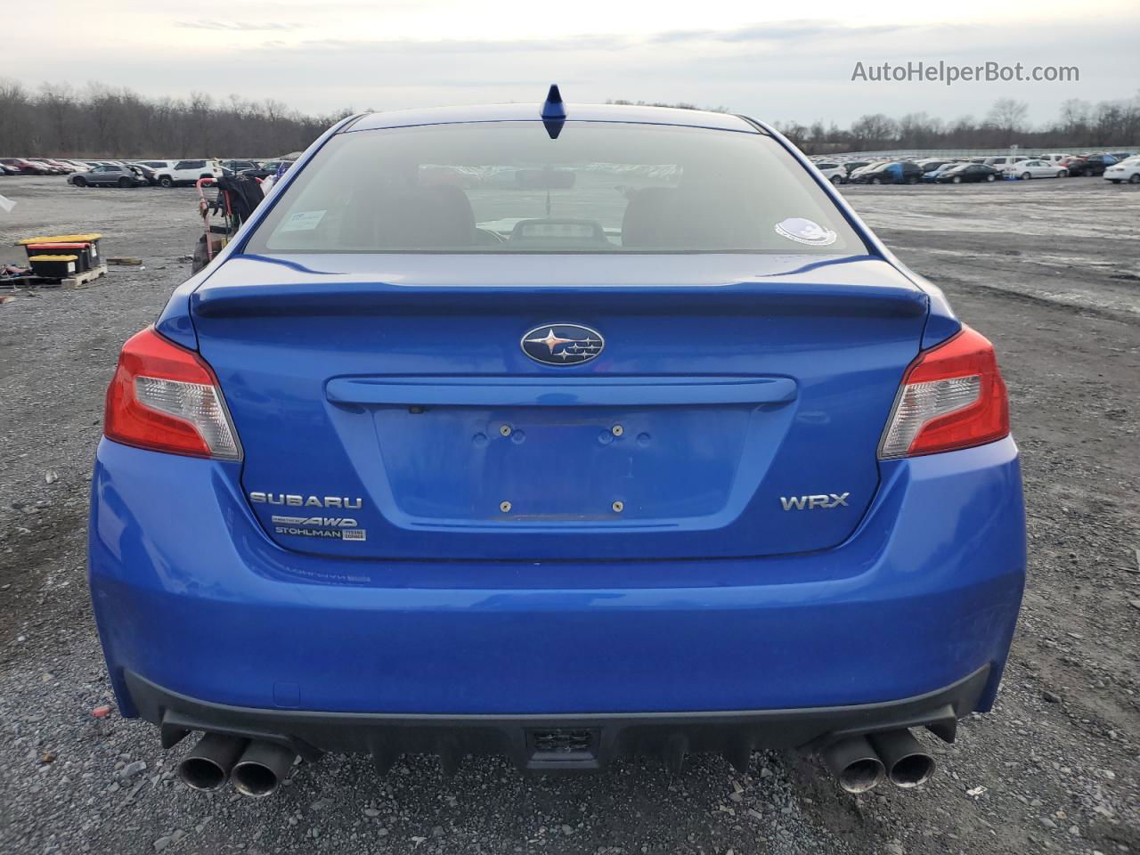 2017 Subaru Wrx Limited Blue vin: JF1VA1J6XH9831188