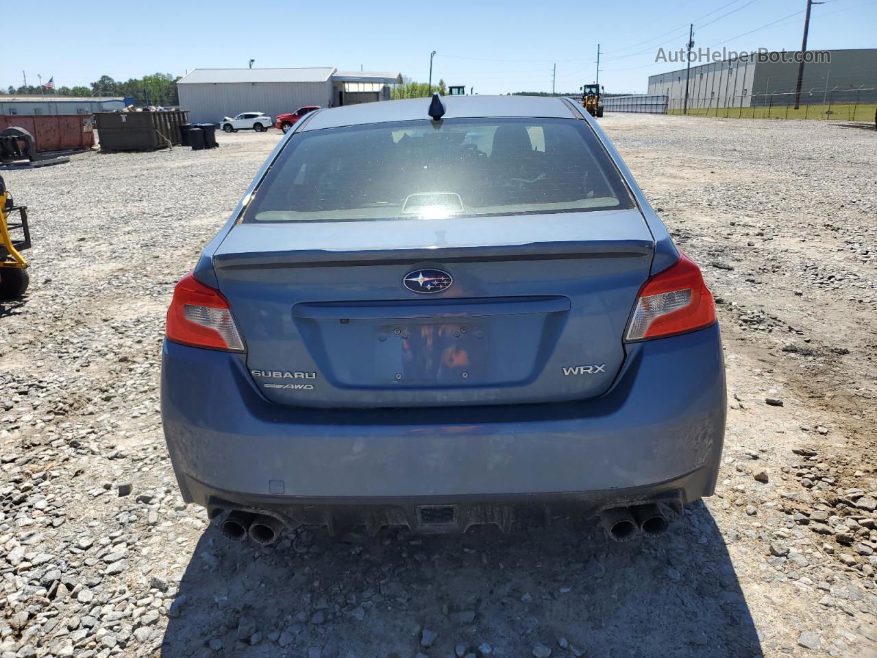 2018 Subaru Wrx Limited Blue vin: JF1VA1K67J9826258