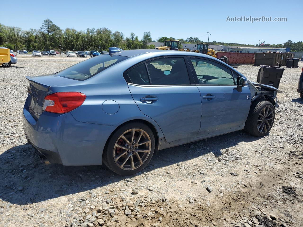 2018 Subaru Wrx Limited Blue vin: JF1VA1K67J9826258