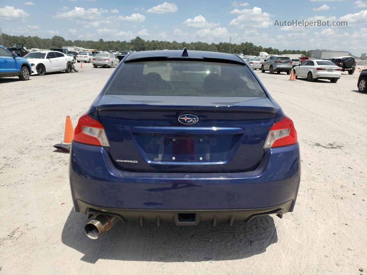 2017 Subaru Wrx Limited Blue vin: JF1VA1L60H9812307