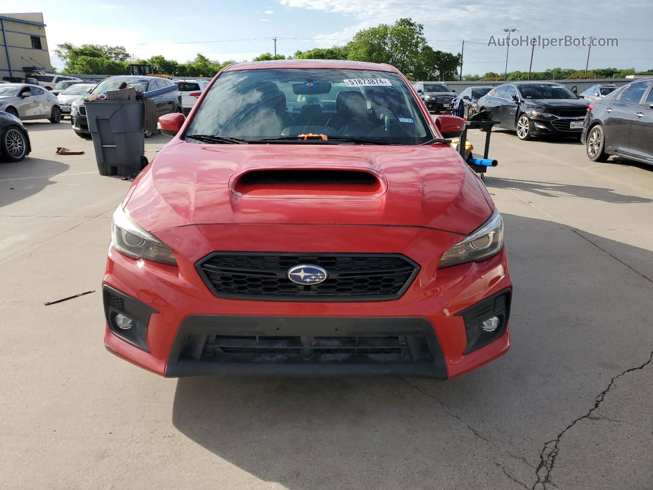 2018 Subaru Wrx Limited Красный vin: JF1VA1L60J8803912