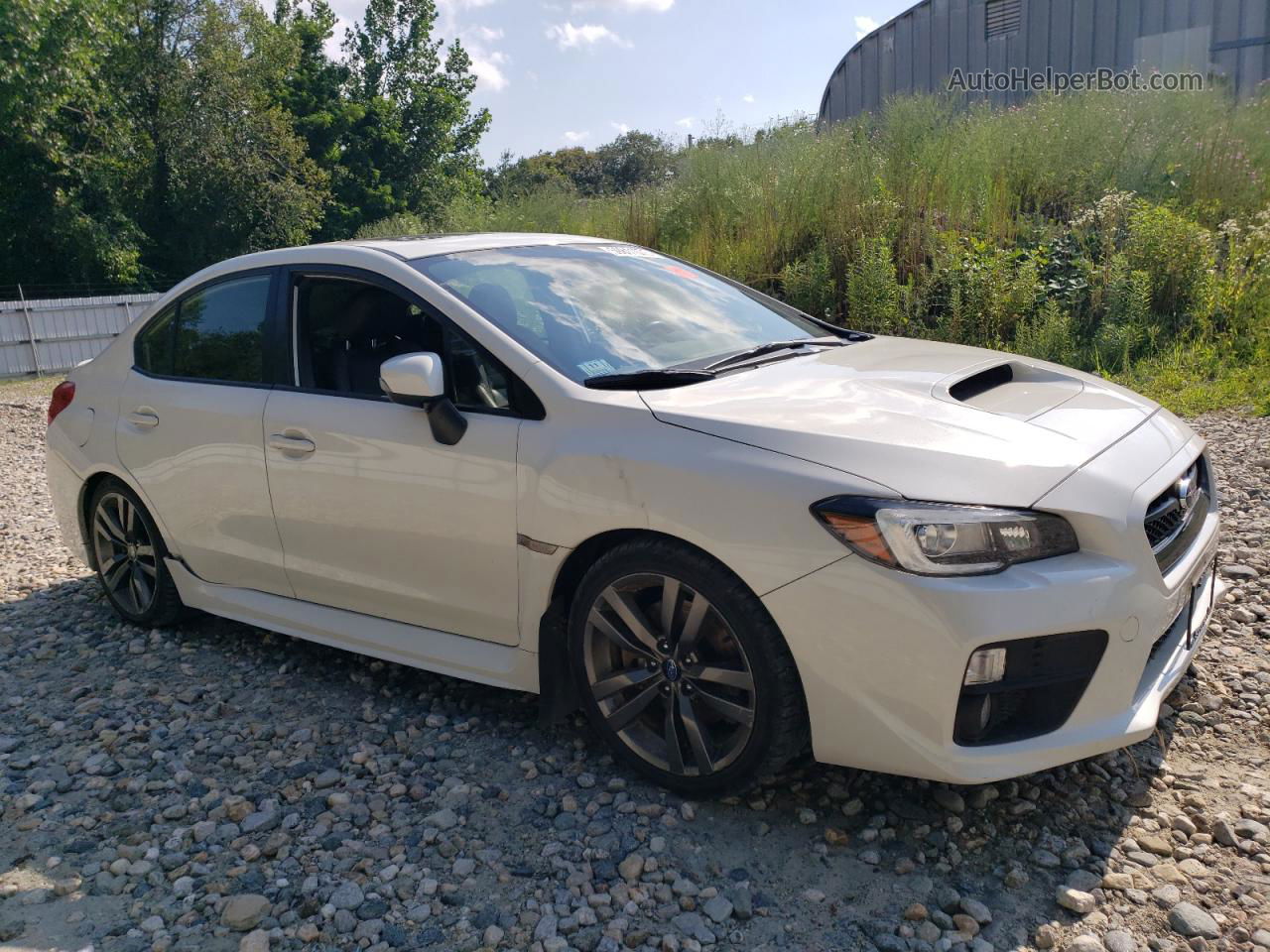 2017 Subaru Wrx Limited White vin: JF1VA1L61H9833456