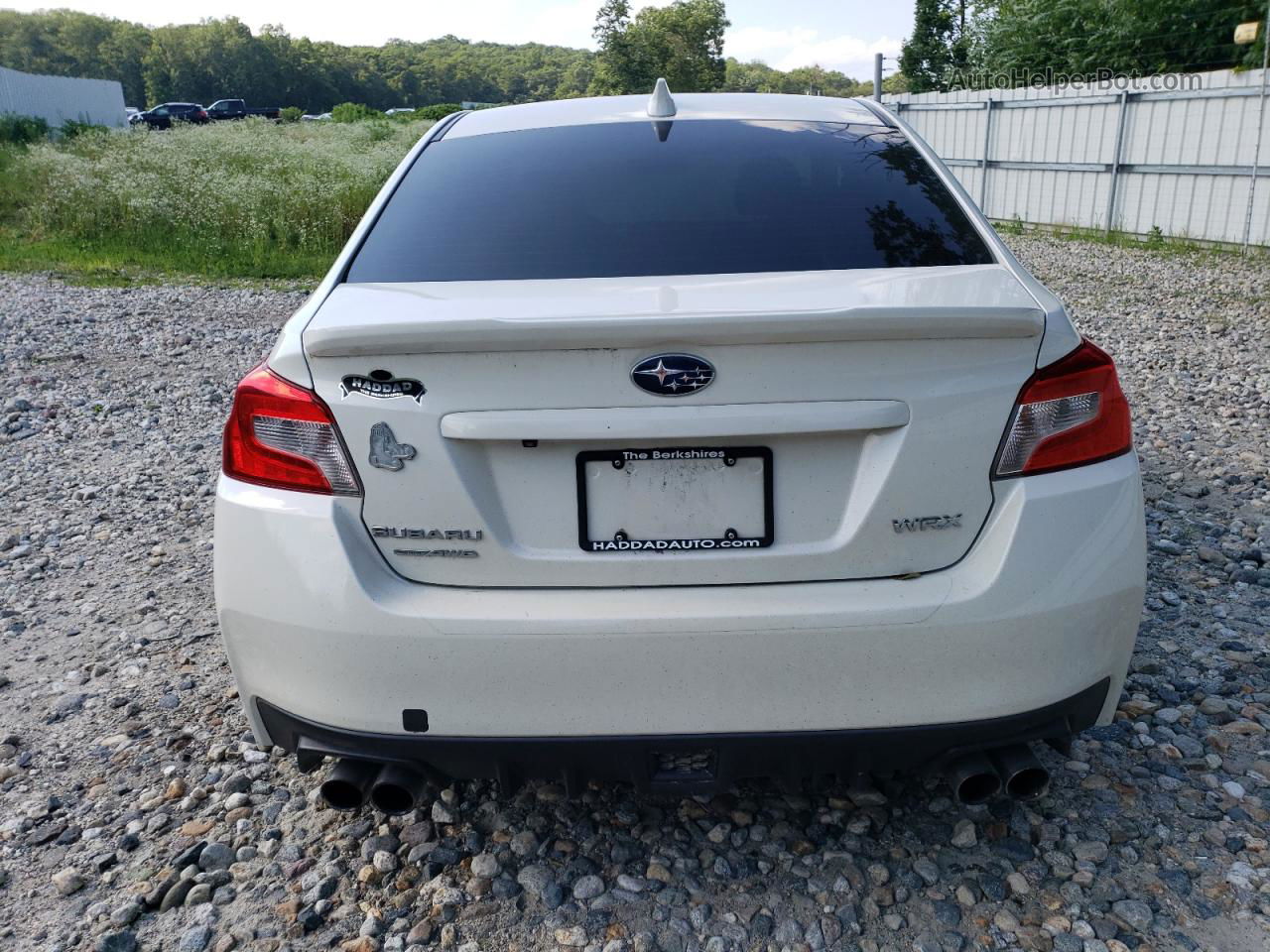 2017 Subaru Wrx Limited White vin: JF1VA1L61H9833456