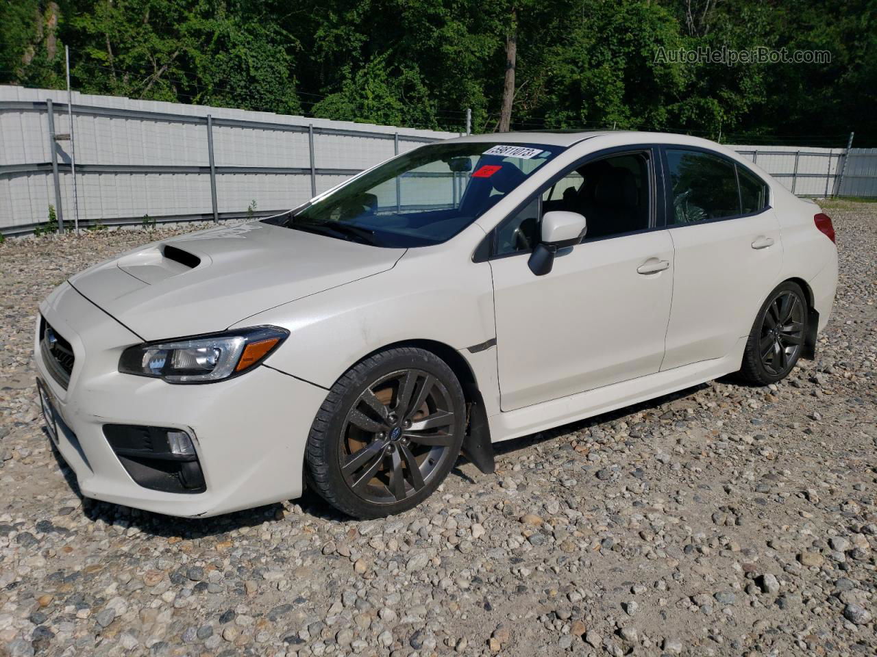 2017 Subaru Wrx Limited White vin: JF1VA1L61H9833456