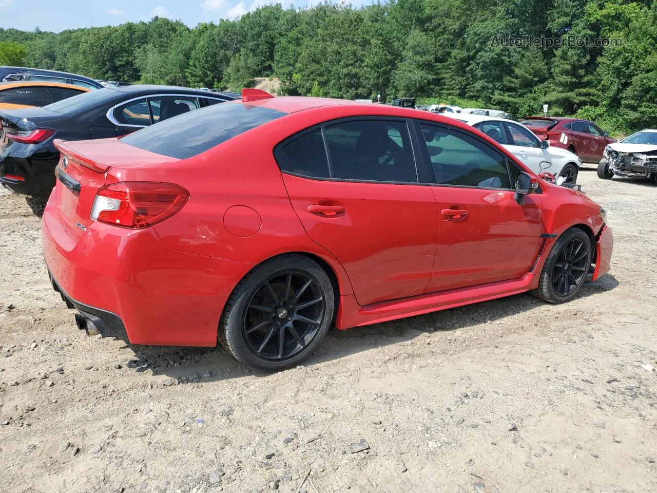 2017 Subaru Wrx Limited Red vin: JF1VA1L62H9815094