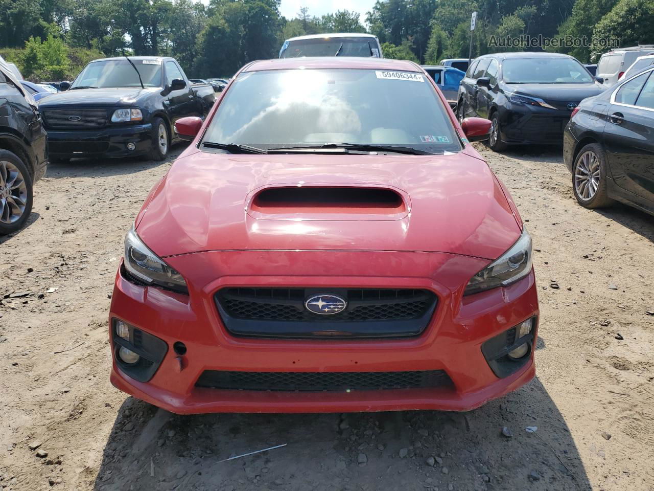 2017 Subaru Wrx Limited Red vin: JF1VA1L62H9815094