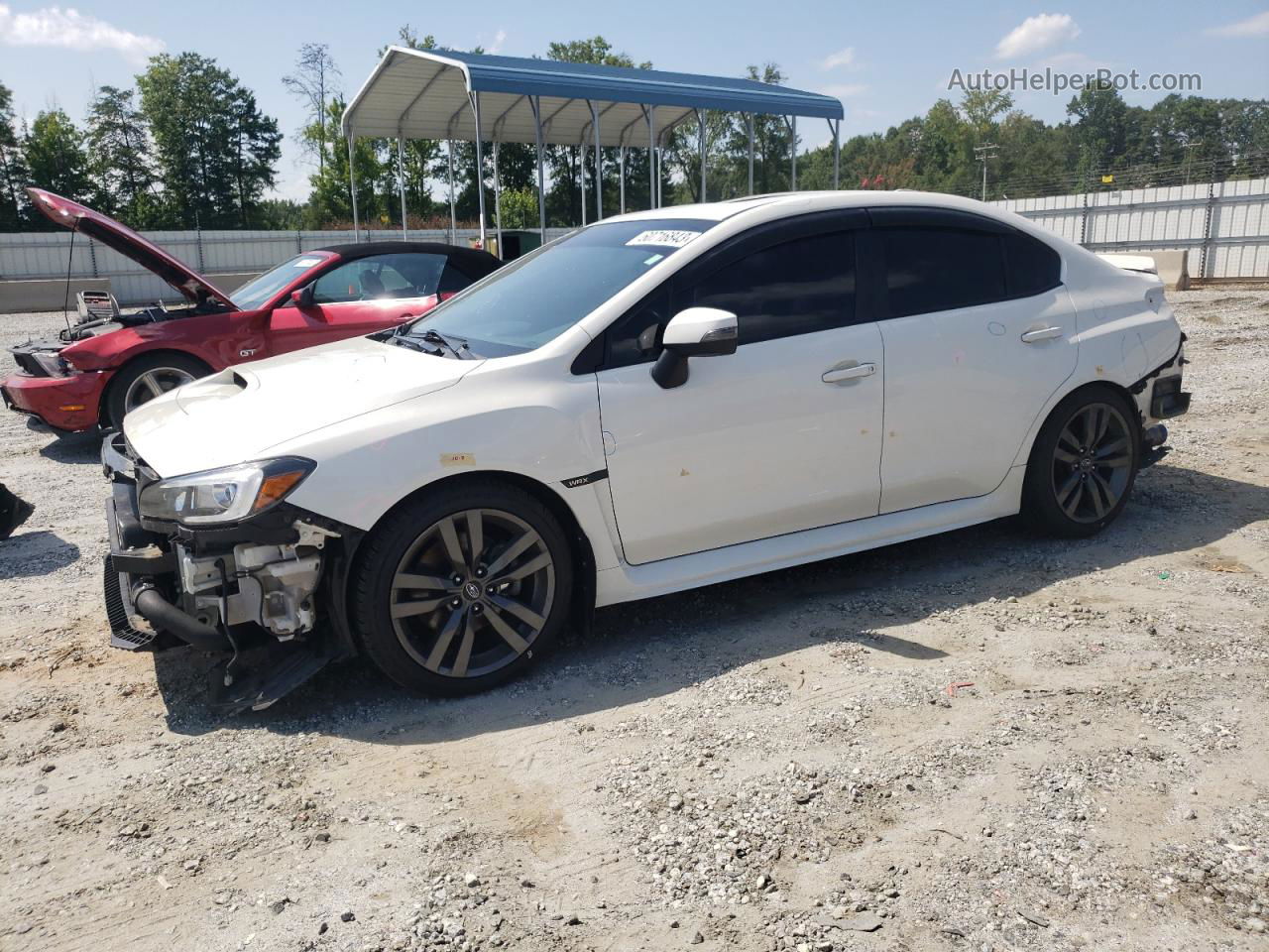 2017 Subaru Wrx Limited White vin: JF1VA1L62H9822286