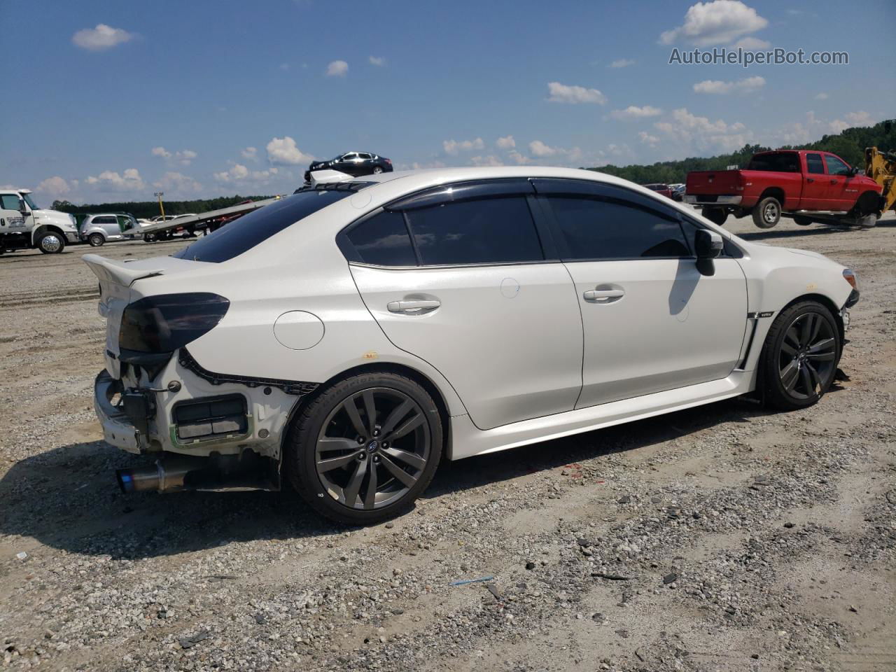 2017 Subaru Wrx Limited White vin: JF1VA1L62H9822286