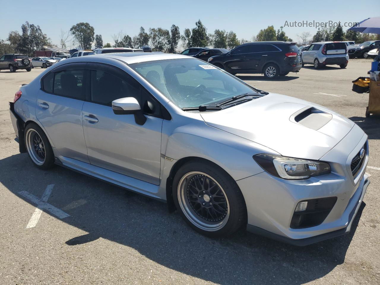 2017 Subaru Wrx Limited Silver vin: JF1VA1L62H9825379