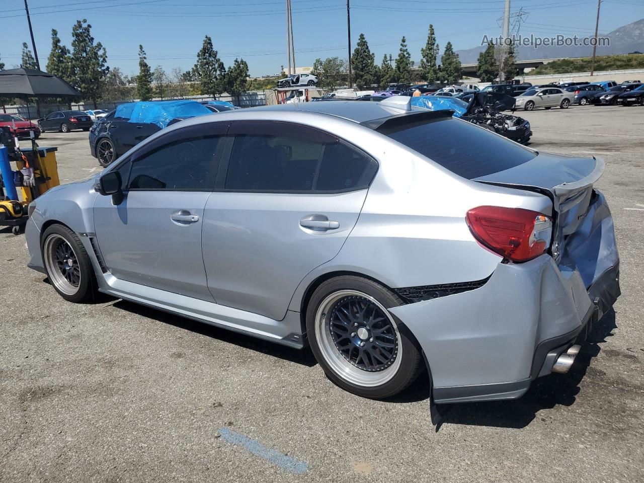 2017 Subaru Wrx Limited Silver vin: JF1VA1L62H9825379