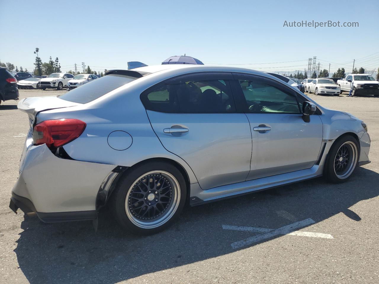 2017 Subaru Wrx Limited Silver vin: JF1VA1L62H9825379