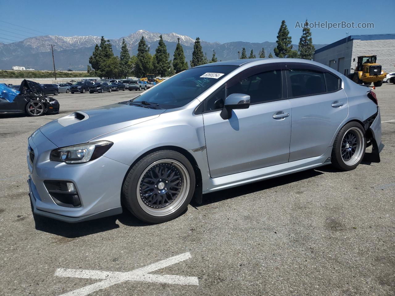 2017 Subaru Wrx Limited Silver vin: JF1VA1L62H9825379