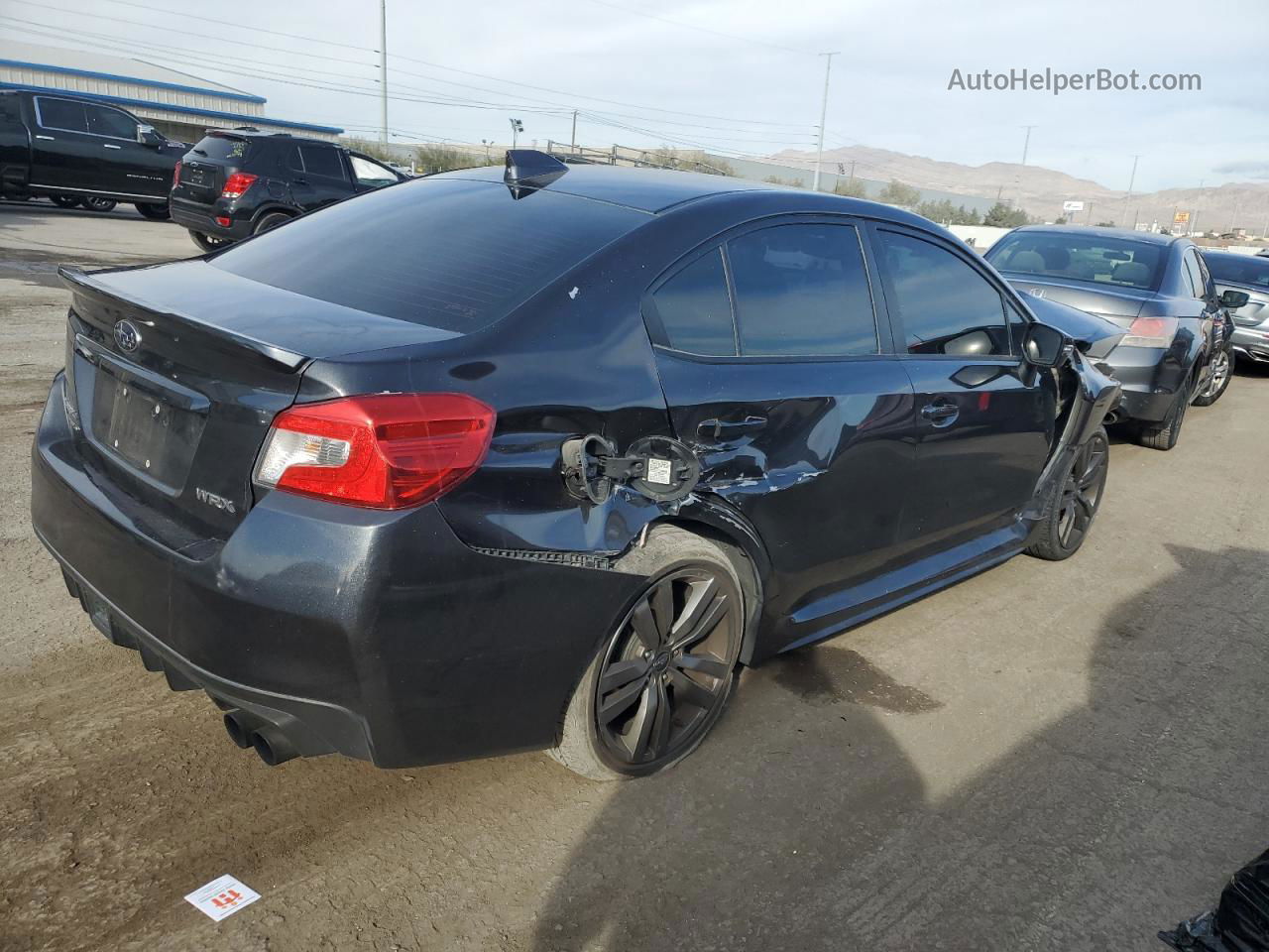 2017 Subaru Wrx Limited Black vin: JF1VA1L64H9821074